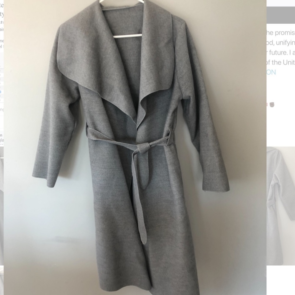 Gorgeous soft grey coat